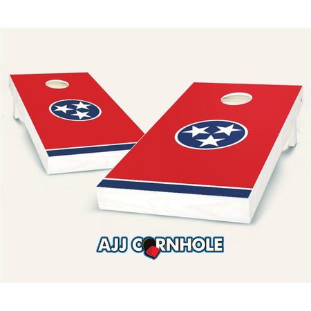 MKF COLLECTION BY MIA K. FARROW Tennessee Flag Theme Cornhole Set with Bags - 8 x 24 x 48 in. 107-TennesseeFlag